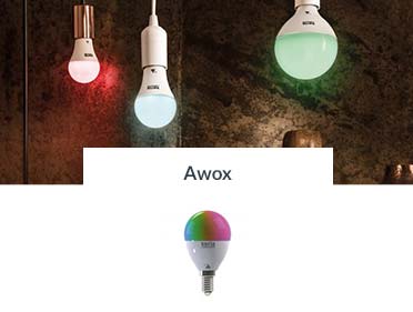 Ampoule connectée LED RGB CONNECT (E14) en PVC blanc - Keria et