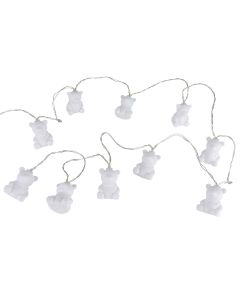 Guirlande LED ENFANT 10 arcs-en-ciel en plastique blanc