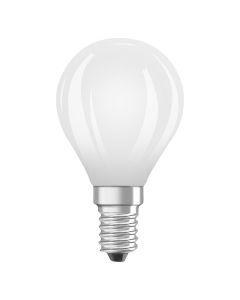 Ampoule LED dimmable E27 FILAMENT CLEAR éclairage blanc chaud 4.5W 470  lumens Ø12.5cm - Keria et Laurie Lumière