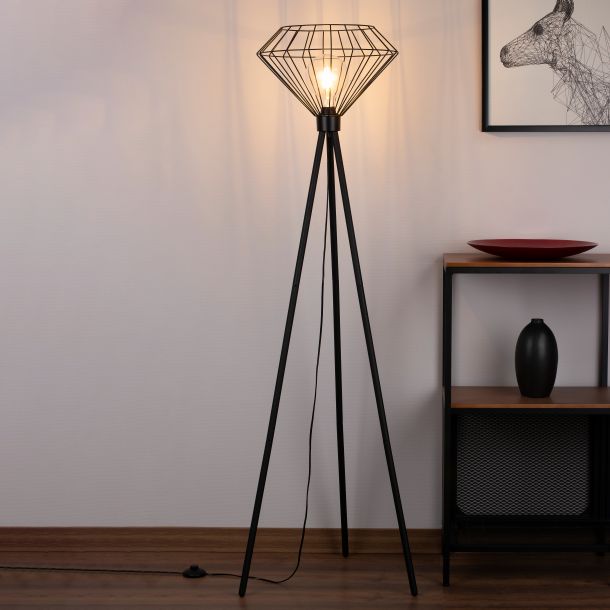Plafonnier LED Moderne Grande Lampe Salon Dimmable Avec