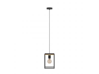 Suspension métal noir LIBERTAD E27 1X40W