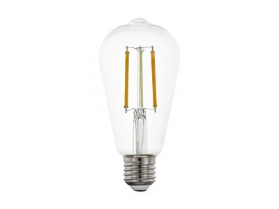 Ampoule Connectée forme standard en verre transparent CONNECT Z L14,5 cm E27 6W 806 lumens