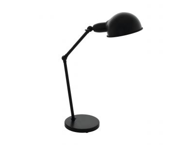 Lampe de bureau en métal noir EXMOOR E27 60W