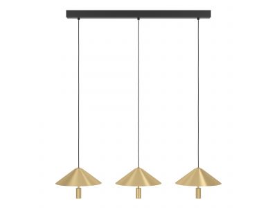 Suspension LED dimmable PARAGUAY dimmable doré L97cm