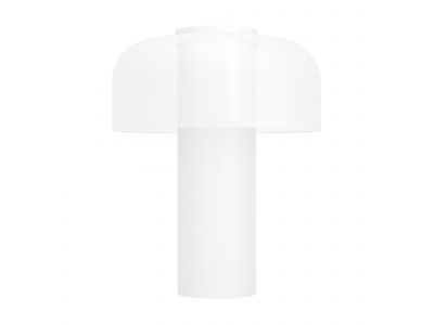 Lampe de sol extérieure en pvc blanc PONENTE led intégrée 2,25W