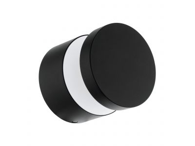 Applique extérieure en aluminium noir MELZO led intégrée 11W