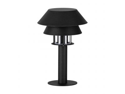 Borne et potelet extérieur métal noir CHIAPPERA E27 1X40W