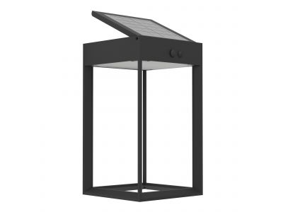 Lampe de table extérieure en plastique noir SUZZARA led intégrée 6W