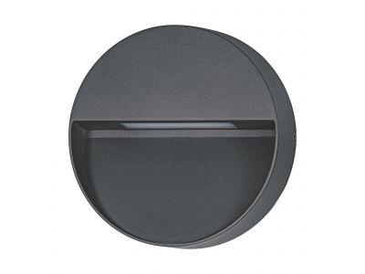 Applique extérieure en aluminium noir MARUGGIO led intégrée 4,8W