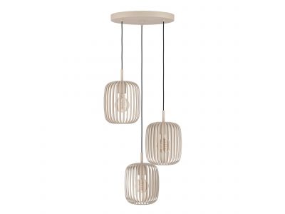 Suspension métal sable ROMAZZINA cascade E27 3X40W