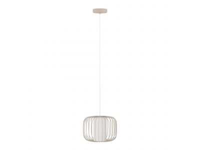 Suspension en métal sable TERRAROSA d28,5 cm E27 40W