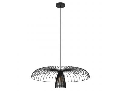 Suspension métal noir CHAMPERICO E27 1X60W