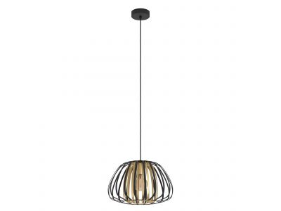 Suspension métal noir ENCINITOS E27 1X40W