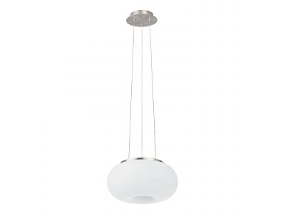 Suspension en verre opale OPTICA E27 2X60W