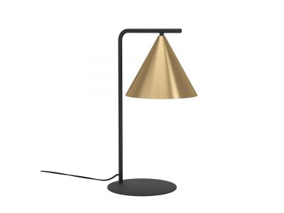 Lampe de table en métal doré NARICES E27 40W