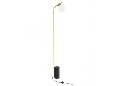 Lampadaire en métal doré BETULIA E27 40W