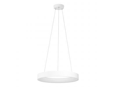 Suspension en métal blanc CAMPO ROSSO led intégrée 34W