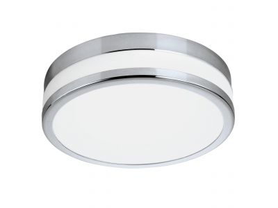 Plafonnier en verre chrome LED PALERMO led intégrée 3X5,7W