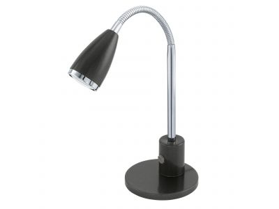 Lampe de bureau en métal noir FOX GU10 2,8W