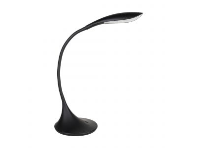 Lampe de bureau en plastique et métal noir DAMBERA led intégrée 4,5W