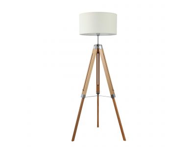 Lampadaire en bois LANTADA E27 60W