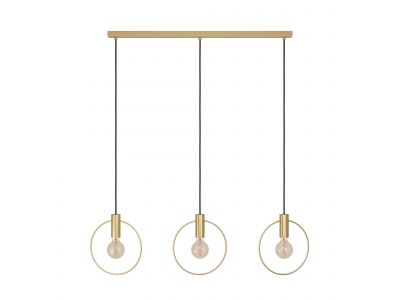 Suspension métal doré MANIZALES E27 3X40W