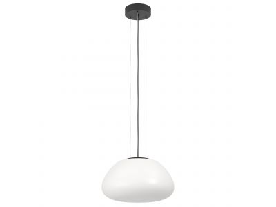 Suspension en verre opale BALMES E27 40W