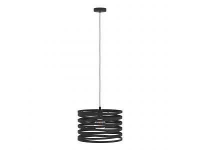 Suspension métal noir  CREMELLA E27 1X40W