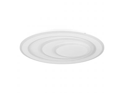 Plafonnier en plastique blanc PALAGIANO 1 Lled intégrée 21W