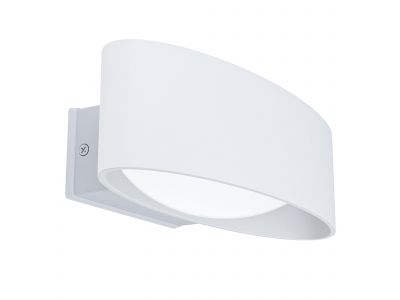 Applique extérieure en métal blanc CHINOAl led intégrée 10W