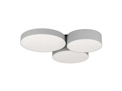 Plafonnier tissu gris BARBANO-Z LED INT 3X7,5W