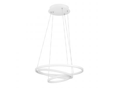 Suspension plastique blanc LOBINERO Z LED INT 1X43,2W