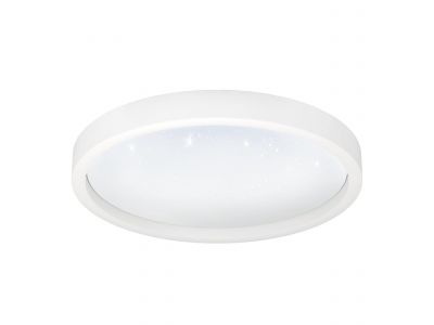 Plafonnier en plastique blanc MONTEMORELOS-Z led intégrée 17,8W