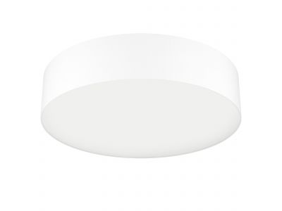 Plafonnier LED ROMAO Z dimmable en tissu Blanc D57cm