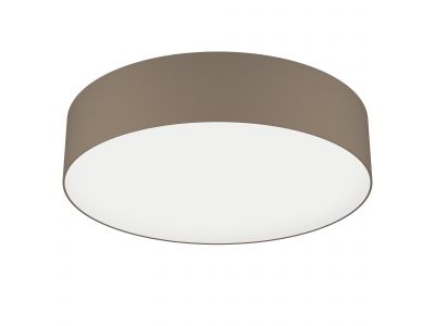 Plafonnier LED ROMAO Z dimmable en tissu Blanc D57cm