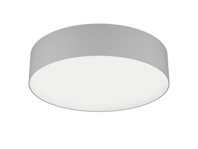 Plafonnier LED ROMAO Z dimmable en tissu Gris D57cm