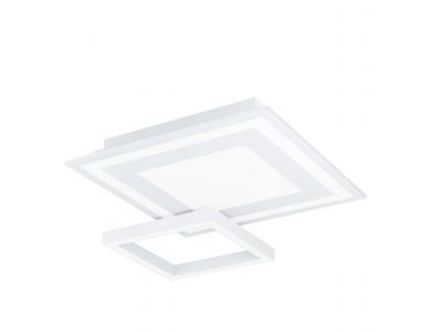 Plafonnier en métal blanc SAVATARILA-Z led intégrée 4X2,7W