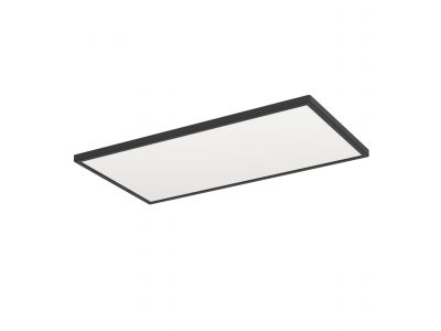 Plafonnier noir et blanc ROVITO Z led intégrée 17,2W