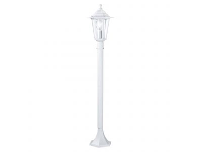 Lampadaire extérieur métal blanc LATERNA 5 E27 1X60W