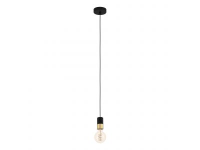 Suspension métal doré CALARI E27 1X40W