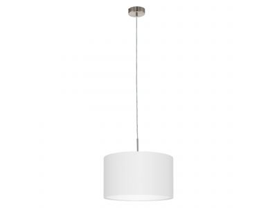 Suspension tissu blanc PASTERI D38CM E27 1X60W