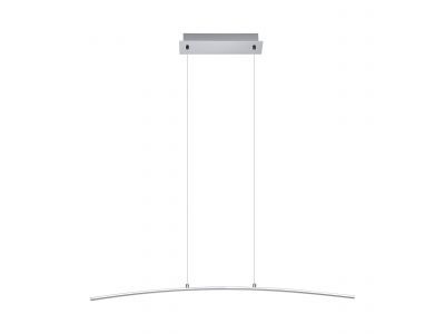 Suspension métal argenté LASANA LED INT 1X15W