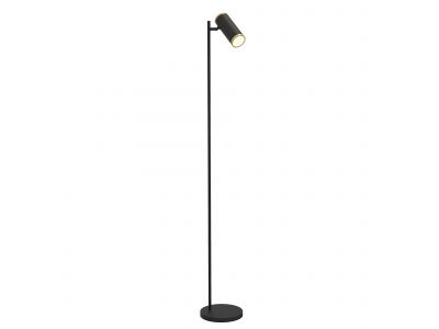 Liseuse LED dimmable TOULOUSE noir/doré H160cm