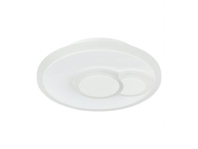 Plafonnier plastique blanc CADEGAL Rond LED INT 1X7,8W