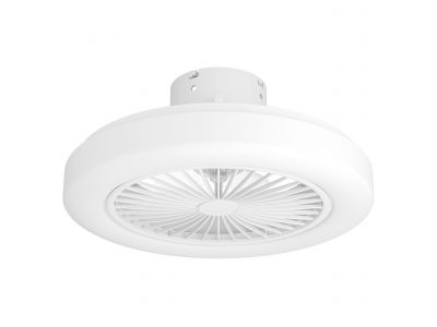 Ventilateur plastique blanc ORTONA LED INT 3X8,5W