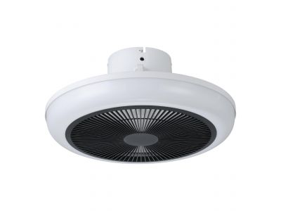 Ventilateur plastique  blanc SAYULITA LED INT 3X8,5W