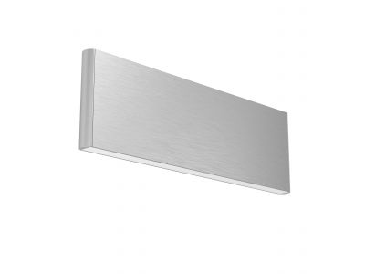 Applique murale métal argenté CLIMENE LED INT 2X5,4W