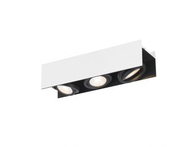 Plafonnier métal blanc VIDAGO LED INT 3X5,4W