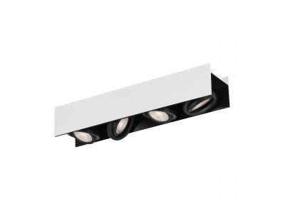 Plafonnier métal blanc VIDAGO LED INT 4X5,4W