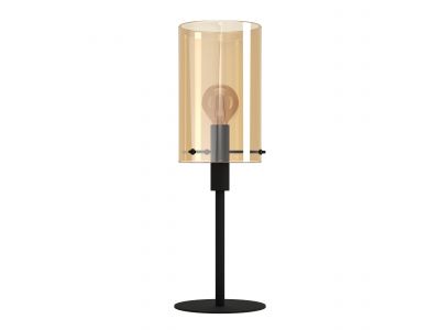 Lampe de table verre ambre POLVERARA E27 1X40W